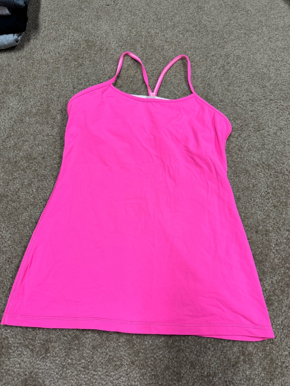 Hot Pink Lululemon Tank Top